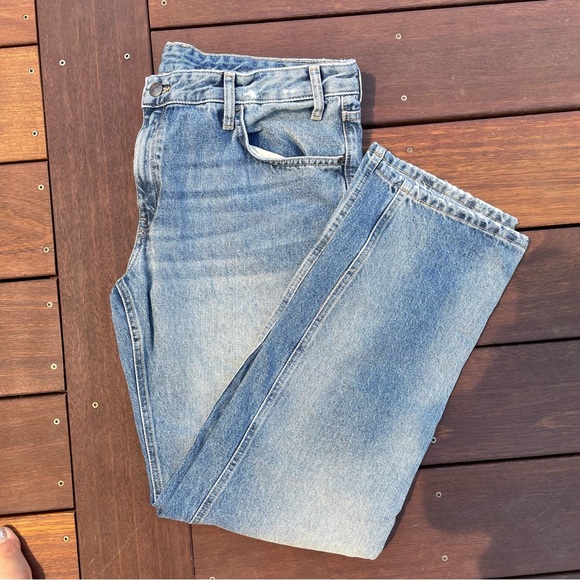 Zara Light Blue Straight Jeans - Picture 2 of 7